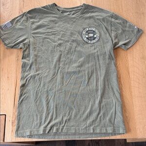 Grunt Style Army Green Emblem Tee